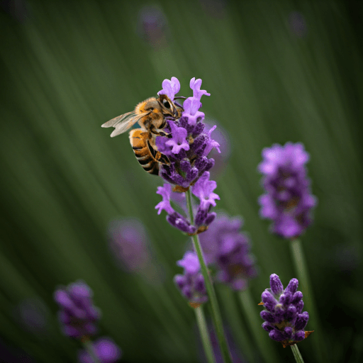 Bee on lavender